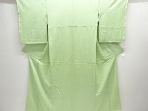 線描き模様織り出し色無地着物